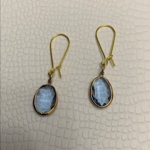 Elegant Blue and Gold tone Drop Earrings 
Exclusive offer buy1get1 Free